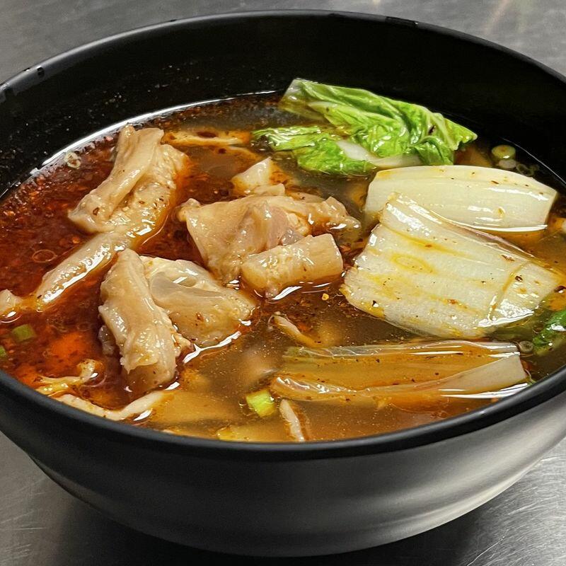 Spicy Stew Beef Tendon Noodle Soup